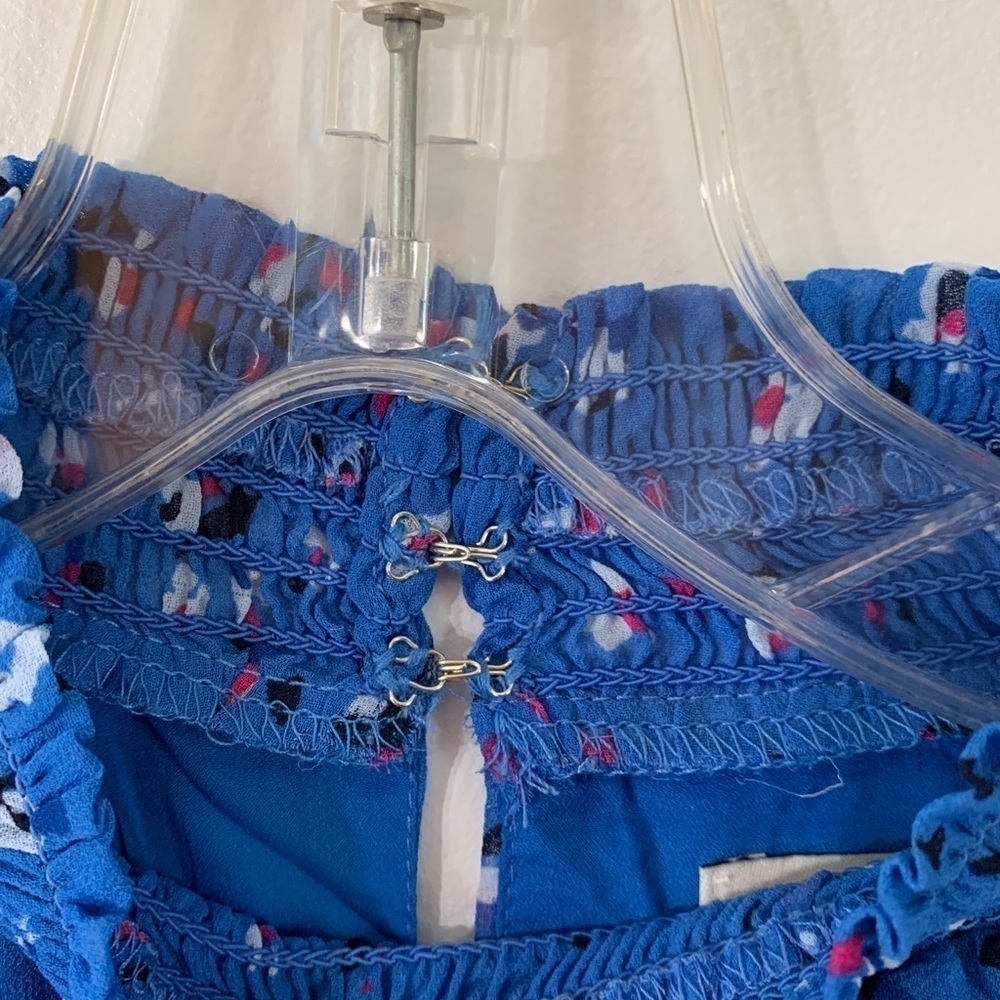 Flowered mock turtleneck sleeveless sundress - Picture 8 of 10